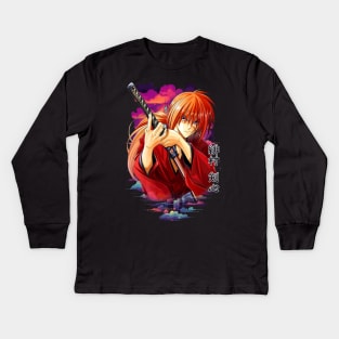 Rurouni Kenshin Samurai Kids Long Sleeve T-Shirt